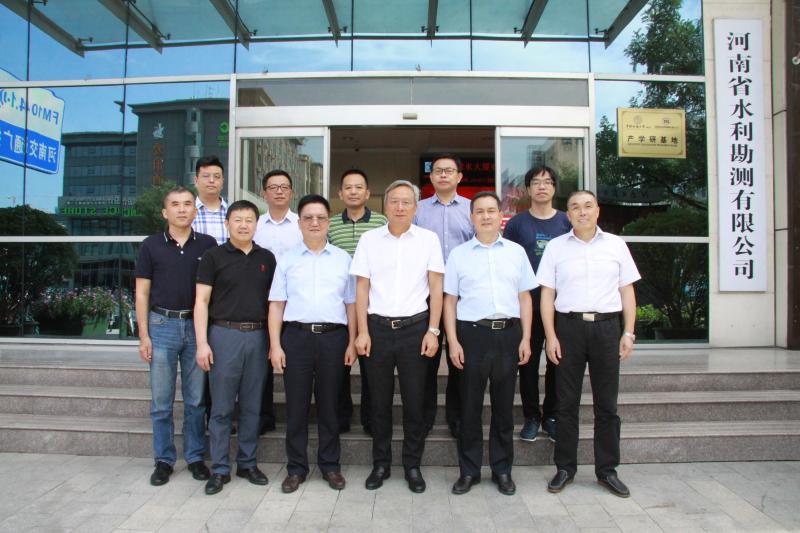 江苏省工程勘测研究院有限责任mksport董事长兼总经理李辉一行来mksport考察交流